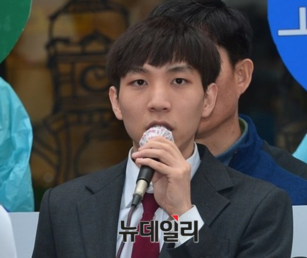 ▲ 김동근 대한민국청년대학생연합 대표 ⓒ 뉴데일리