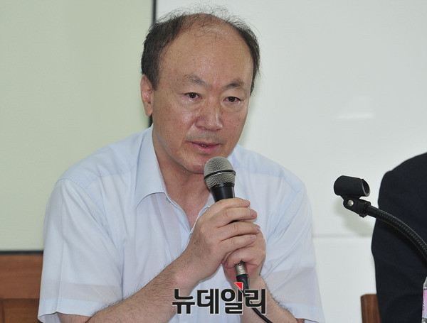 ▲ 박인환 건국대 법학전문대학원 교수는 "우리 정부는 지속적으로 일제 피해의 진상을 철저히 규명하고 '역사의 진실' 을 계속해서 밝혀내, 일본의 사실인정, 진정한 사과, 반성, 법적 책임 인정 등을 이끌어내야 한다"고 주장했다. ⓒ뉴데일리 이종현 기자