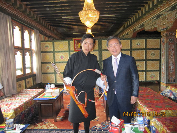 ▲ 예천군 이현준 군수가 활문화 세계화를 위해 부탄‧몽골과  문화교류 협력에 나섰다.ⓒ예천군 제공