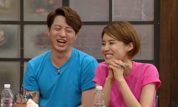 ▲ 유상무 장도연 ⓒ해피투게더