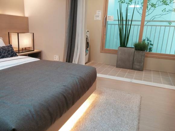 ▲ 99㎡ A 주택형을 찾은 내방객들은 