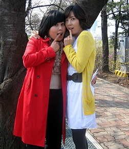 ▲ 홍지민 송윤아 ⓒ홍지민 미니홈피