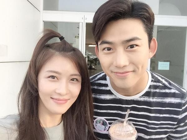 ▲ 하지원 옥택연 ⓒ옥택연 트위터