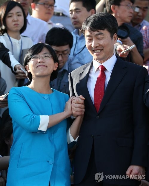 ▲ 이정희 구 통합진보당 대표와 이석기 전 의원. ⓒ 사진 연합뉴스