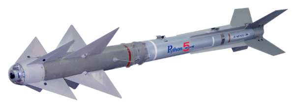 ▲ 파이선-5 단거리 공대공 미사일.ⓒ라파엘