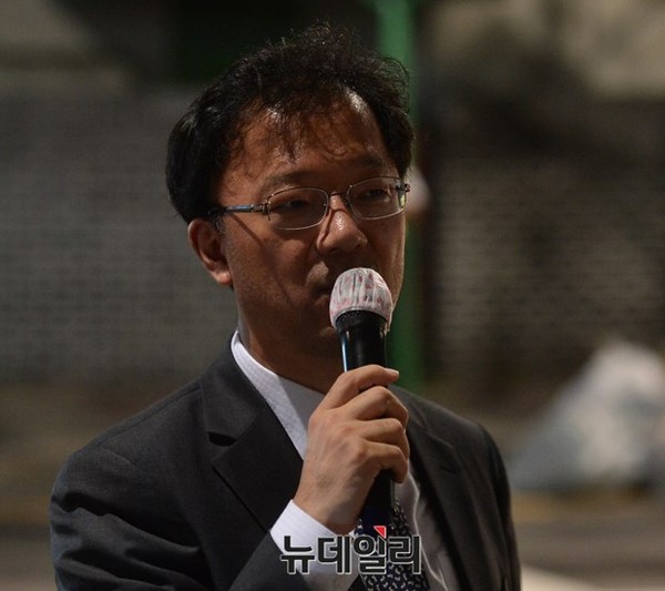 ▲ 차기환 변호사(자유와 통일을 향한 변호사연대 대표). ⓒ 뉴데일리 정상윤 기자