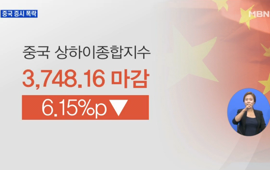 ▲ 중국증시폭락 ⓒMBN