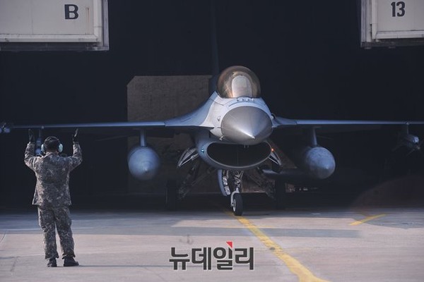 ▲ 공군 KF-16 필승보라매 전투기의 모습. ⓒ뉴데일리DB