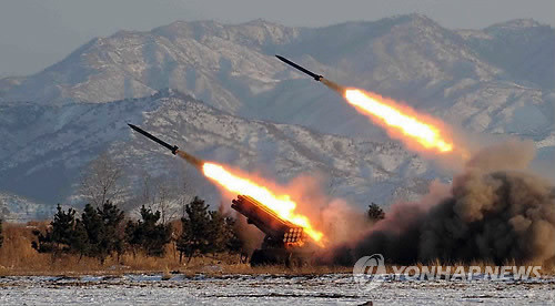 ▲ 북한군의 단거리 미사일 발사모습.(사진은 해당기사와 상관없음)  ⓒ연합뉴스