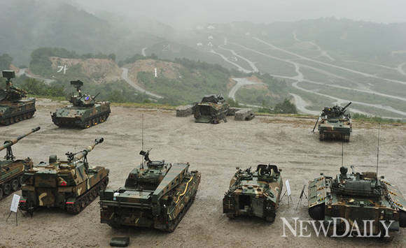 ▲ ▲우리군 화력장비가 사격훈련을 하고 있는 모습.(해당기사와 무관). ⓒ 뉴데일리DB