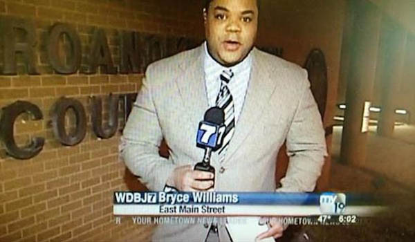 美 버지니아의 지역 방송국 WDBJ의 아침 뉴스 중 총격사건이 생방송 됐다. 사진은 자살한 용의자가 방송국 재직 시절의 모습이다. ⓒ유튜브 관련 영상 캡쳐