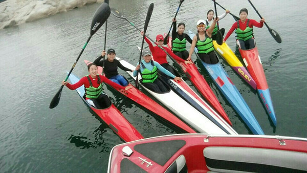 ▲ 안동호가 수상 스포츠인 카누‧조정 전지훈련장으로 자리매김하면서 지역의 효자자원으로 부상하고 있다.ⓒ안동호 제공