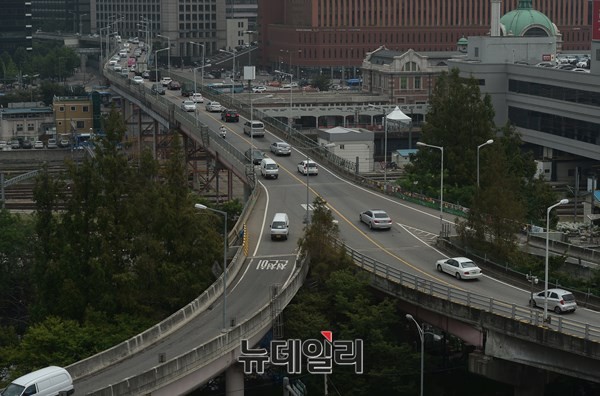 서울역 고가도로. ⓒ 뉴데일리DB