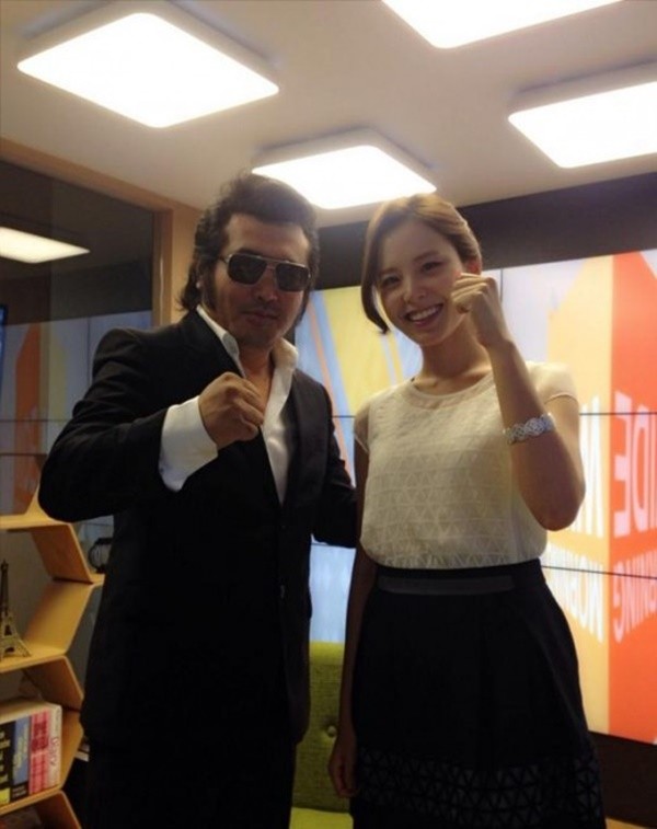 ▲ 김보성 신소연 ⓒ신소연 트위터