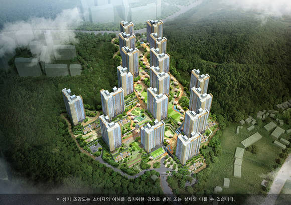 ▲ 효성이 경기도 경기도 용인시에 '용인 기흥 효성해링턴 플레이스'를 오는 10월 분양한다. 사진은 용인 기흥 효성해링턴 플레이스 조감도.ⓒ효성