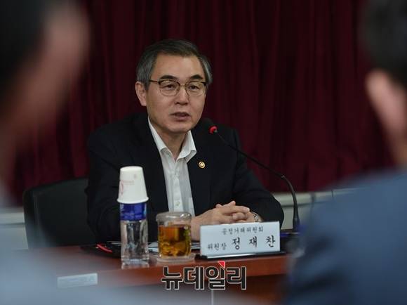 ▲ 정재찬 위원장은 홈쇼핑들이 스스로 거래관행 개선에 나서줄 것을 거듭 요청했다ⓒ뉴데일리 DB