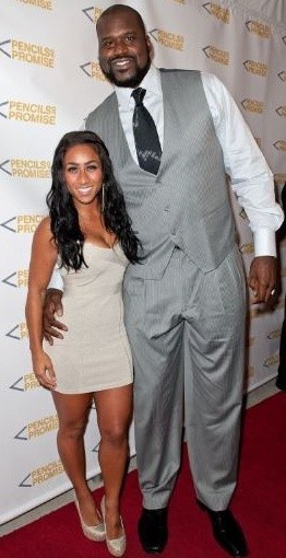 ▲ '학교다녀오겠습니다' 샤킬오닐 아내와 찍은 사진 ⓒ온라인 커뮤니티