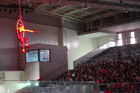 ▲ 아쿠아플라넷 제주 '비밀의 섬' 공연 모습.ⓒ한화리조트