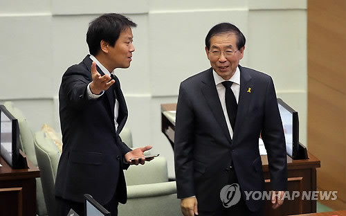 ▲ 박원순 시장과 임종석 정무부시장. ⓒ 연합뉴스DB