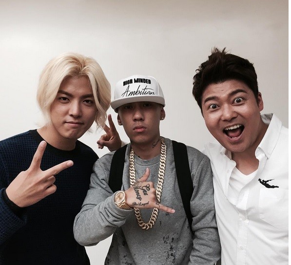 ▲ 도끼,강남,전현무ⓒ도끼 인스타그램