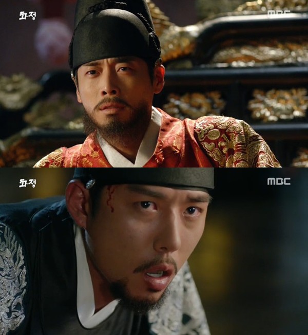 ▲ 김재원 백성현 ⓒ화정 방송화면 캡쳐