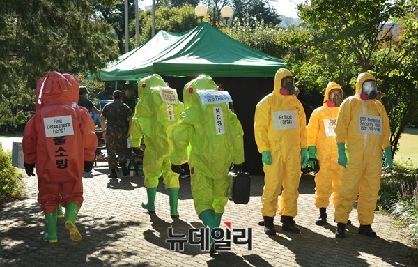 ▲ 9일 서울 공릉동 한국국방연구원에서 실시된 AR 15 훈련모습.ⓒ뉴데일리 정상윤 사진기자