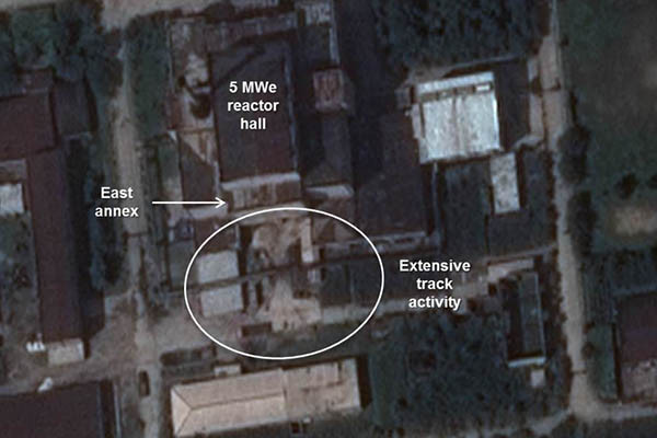 ▲ 美존스홉킨스大의 북한전문매체 '38노스'가 9일(현지시간) 공개한  영변 핵시설 위성사진. 지난 8월 22일 촬영한 것이라고 한다. ⓒ38노스 화면 캡쳐