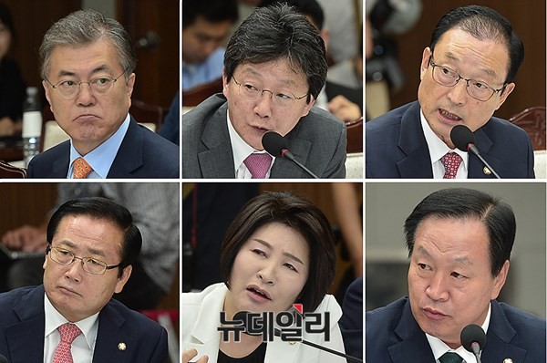 ▲ 10일 2015년도 국회 국방위 국정감사에서 질의하는 의원들 모습.ⓒ뉴데일리 정상윤 사진기자