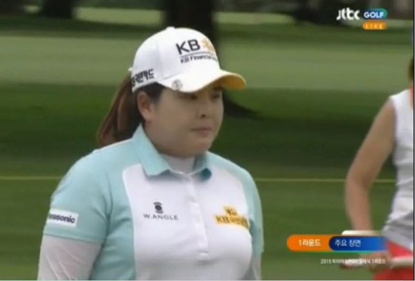 ▲ [LPGA에비앙챔피언십]공동선두 한국 이미향, 박인비 40위ⓒ방송캡쳐