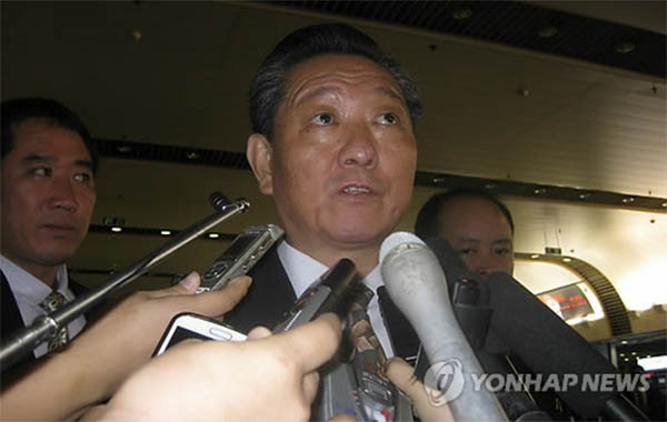 ▲ 송일호 북일 국교정상화 교섭대사. ⓒ연합뉴스. 무단전재 및 재배포 금지.