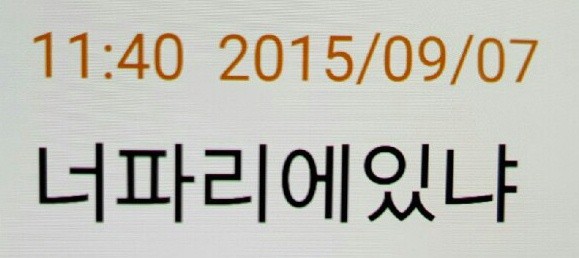 ▲ 지난 7일 서세원이 서정희에게 보낸 문자.  ⓒ 뉴데일리