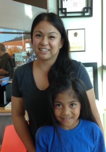 ▲ 8살 딸을 데리고 도장에 온 학부모 캐터린 델리안 부인.