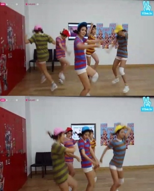 ▲ ⓒ네이버 V앱 '레드벨벳의 오방만족'