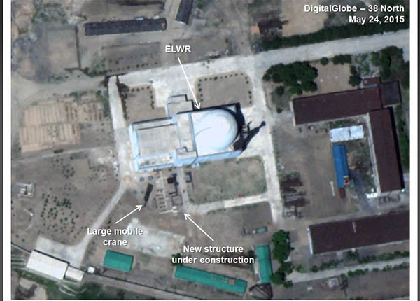 ▲ 미국의 북한전문매체 '38노스'가 공개한 영변 핵시설의 원자로 모습. ⓒ38노스 공개사진-뉴데일리 DB