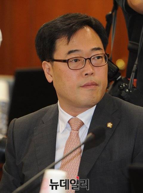 ▲ 김기식 새정치민주연합 의원이 15일 정무위원회 금융감독원 국정감사에서 한동우 신한금융 회장을 증인으로 출석시키는 방안을 추진하겠다고 밝혔다.  ⓒ 뉴데일리DB