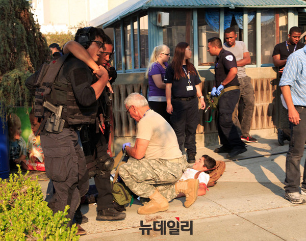 ▲ 2015년 어번쉴드 재난/대테러 훈련  ⓒKevin Mah