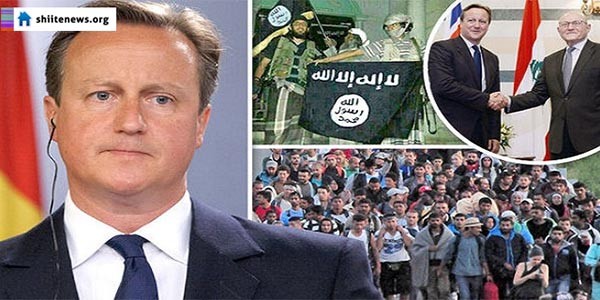 ▲ 데이비드 캐머런 英총리와 만난 엘리어스 보우사브 레바논 교육부 장관은 