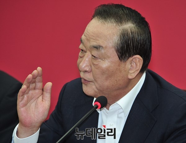 ▲ 새누리당 서청원 최고위원. ⓒ뉴데일리 이종현 기자