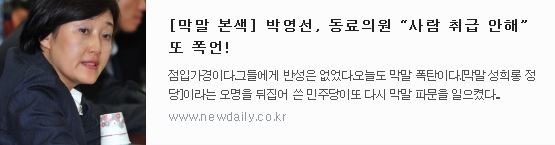 ▲ 새정치민주연합 박영선 의원이 대선불복 떼촛불에 참가해 정청래 의원과 대화하는 모습. ⓒ이종현 기자