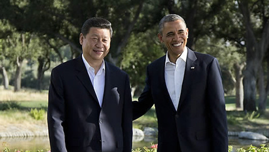 ▲ 시진핑 中공산당 총서기와 오바마 美대통령. ⓒMBC 보도화면 캡쳐