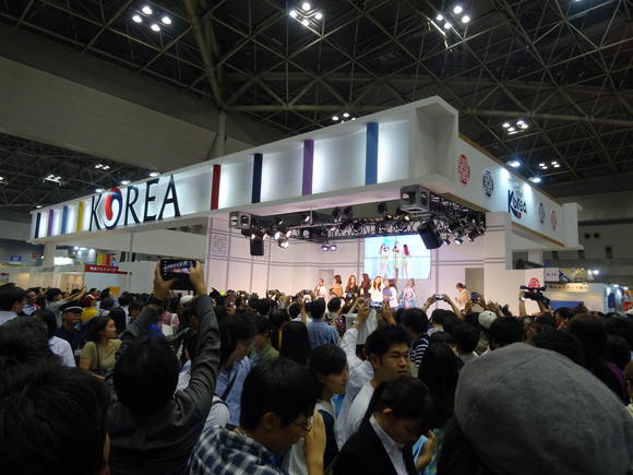 ▲ 지난 해 투어리즘 엑스포 저팬 한국관 모습.ⓒ한국관광공사