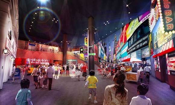 ▲ 오사카 영어마을 조감도 내부ⓒYBM시사닷컴