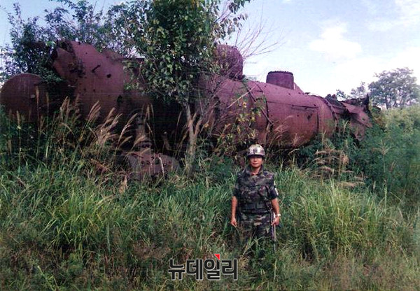 ▲ 이종명 대령이 1사단 수색대대장 시절 모습. ⓒ육군