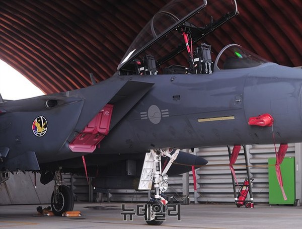 ▲ 2015년 소어링 이글훈련에 참가한 F-15K.ⓒ뉴데일리 정재훈 사진기자
