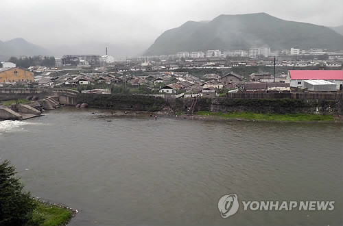 ▲ 북한 양강도 혜산 부근 인근 지역 모습. ⓒ연합뉴스