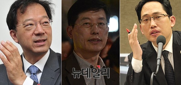 ▲ 차기환 변호사(사진 왼쪽)-영상의학전문의 양승오 박사(동남권원자력의학원 암센터 핵의학과 주임과장, 가운데)-최대집 의료혁신투쟁위원회 공동대표(오른쪽). ⓒ 뉴데일리DB