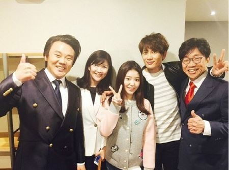 ▲ 김인권 장소연 조혜정 지성 박철민ⓒ조혜정 인스타그램