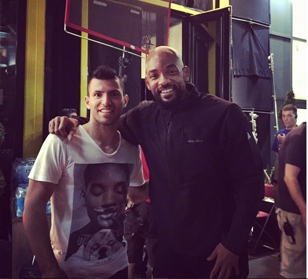 ▲ 아게로,윌스미스ⓒ세르히오 아게로 인스타그램