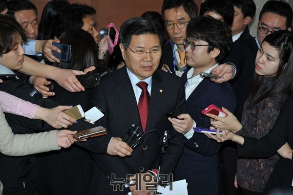 ▲ 새누리당 홍문종 의원.ⓒ뉴데일리 이종현 기자