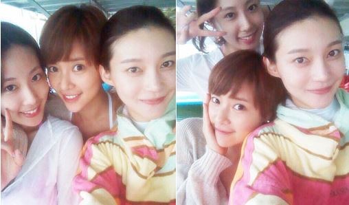 ▲ 한예원 황정음 차예련ⓒ황정음 미니홈피